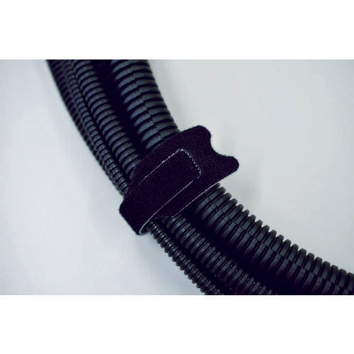 ＴＲＵＳＣＯ マジックバンド ストラップ １５ｃｍ 黒 （４本入） MKS-1915-BK