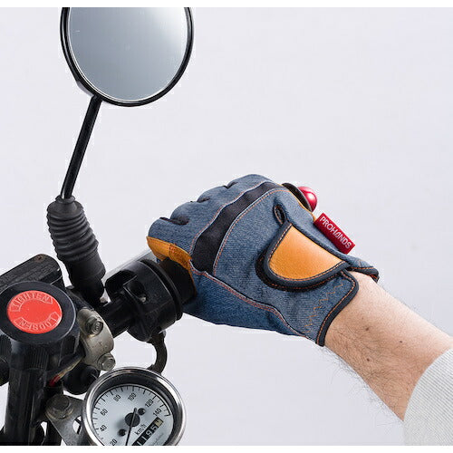 富士グローブ 牛本革手袋 デニミスト ＤＭ－０３ Ｓ 7539