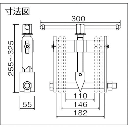 育良 フランジセパレーター（３００２２） IS-FS1320