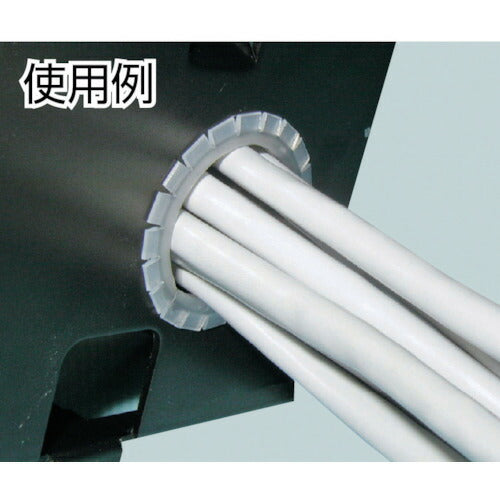ＰＡＮＤＵＩＴ　粘着剤付き自在ブッシュ　スリットあり　黒 GEE144F-A-C0