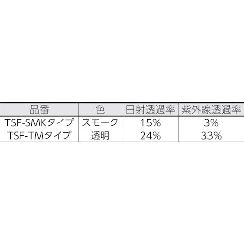 ＴＲＵＳＣＯ 遮光・遮熱フィルム ４５０Ｘ１８００ 透明タイプ TSF-4518-TM