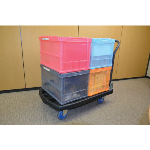 ＴＲＵＳＣＯ 樹脂台車 カルティオビッグ 折畳 ９００Ｘ６００ 青 MPK-906-B