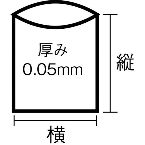 ＴＲＵＳＣＯ 業務用ポリ袋 ２４０Ｌ （５枚入） A-0240