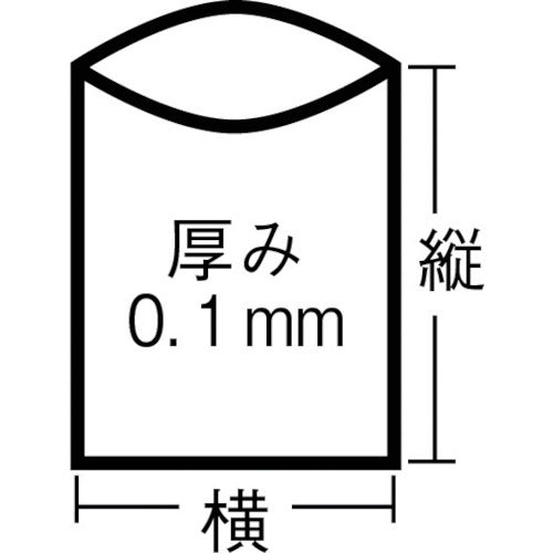 ＴＲＵＳＣＯ 業務用ポリ袋０．１×４５Ｌ １０枚入 S-0045