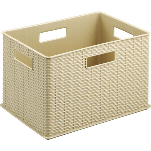 ＴＲＵＳＣＯ ラタン調ボックス ライトブラウン RTB-1-LBR