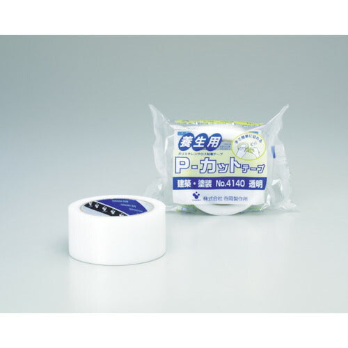 ＴＥＲＡＯＫＡ　Ｐ－カットテープ　ＮＯ．４１４０　透明　５０ｍｍ×２５ｍ 4140 TM-50X25