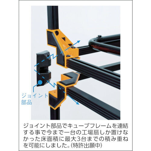 ＴＲＵＳＣＯ　全閉式工場扇　ゼフィール用　キューブフレームのみ TFZP-Z