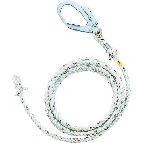 タイタン 垂直親綱 大型フック付 １０Ｍ TSR-24-10