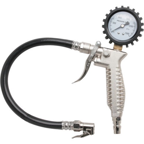ＴＲＵＳＣＯ タイヤゲージ ガンタイプ １４００ｋＰａ 米式バルブタイプ THBG30B