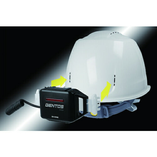 ＧＥＮＴＯＳ ＧＲＩＴ ヘッドライト一体化可能ヘルメット 成型内装タイプ 白 GH01VYM-WH