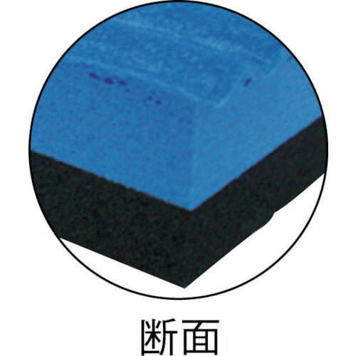 ワニ印　養生敷板　ワニ板（ＷＡＮＩＢＡＮ）ブルー　１６ＭＭ厚１．１Ｍ×１．８Ｍ 004945