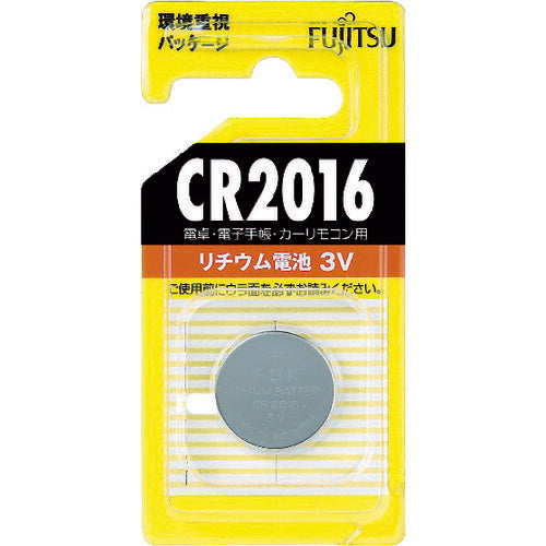 ＦＤＫ　リチウムコイン電池　ＣＲ２０１６　（１個＝１ＰＫ） CR2016C(B)N