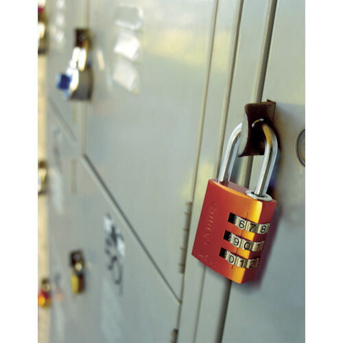 ＡＢＵＳ　ナンバー可変式南京錠　１４５－２０　イエロー 145-20-YE