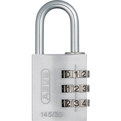 ＡＢＵＳ　ナンバー可変式南京錠　１４５－３０　シルバー 145-30-SI