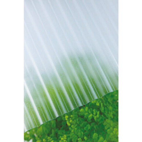 タキロン ポリカ波板 ３２波 ６尺 ６５０クリアフロスト 217620