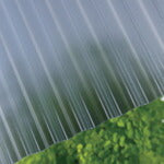 タキロン ポリカ波板熱線カット ３２波 ６尺 ４５５０ブルースモークマット 235655