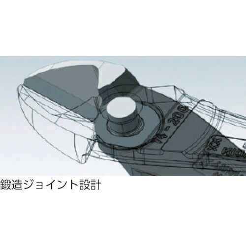 ＫＮＩＰＥＸ 強力型ニッパー ２００ｍｍ 7401-200