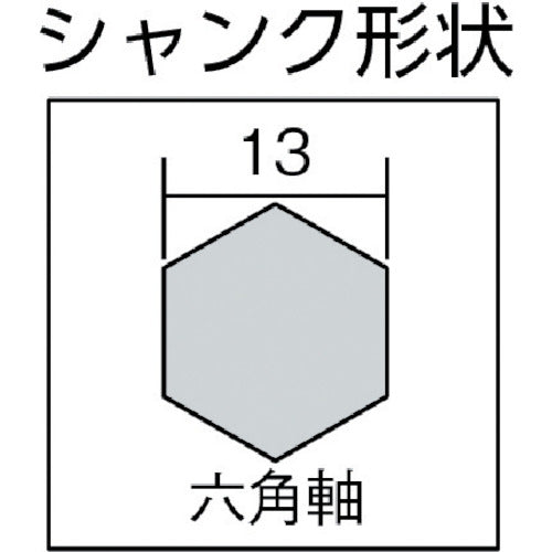 ユニカ 六角軸ビット ショート ＨＥＸ １０．０×２８０ｍｍ HEX10.0X280