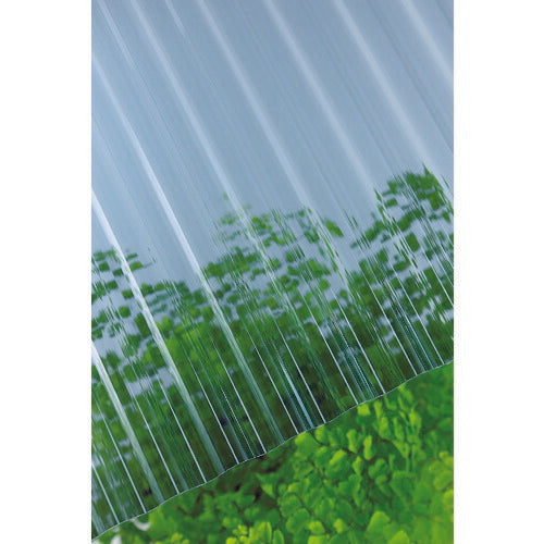 タキロン ポリカ波板 ３２波 ６尺 ９１０グレースモーク 217699