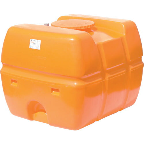 スイコー スーパーローリータンク １２００Ｌ オレンジ （フタ含む） SLT-1200