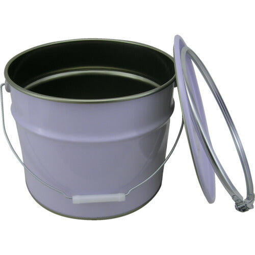 ＪＰ テーパー ハンドタイプペール缶 ＢＴ－１３白（アリ） １３Ｌ 85761-10