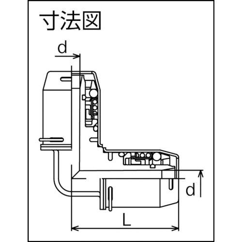 ＴＢＣ　樹脂管用ワンタッチ継手アレスフィット　樹脂両接続エルボ１６ OTJ16(PN15)-KE