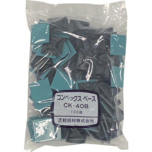 コンベックス　結束バンドベース　ＣＫ－４０Ｂ　１００本入り CK-40B(100P)