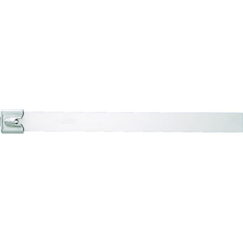 ＰＡＮＤＵＩＴ　ＭＬＴタイプ　自動ロック式ステンレススチールバンド　ＳＵＳ３０４　幅１５．９ｍｍ　長さ４３４ｍｍ　５０本入り　ＭＬＴ４ＳＨ－ＬＰ MLT4SH-LP
