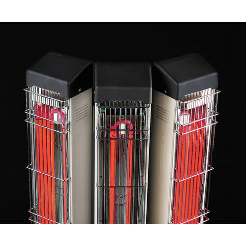 ＮＡＫＡＴＯＭＩ　遠赤外線電気ヒーター　３灯式　三相２００Ｖ　ＩＦＨ−３０ＴＰ IFH-30TP