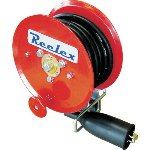 Ｒｅｅｌｅｘ　手動巻アースリール　５．５ＳＱ×１０ｍ　５０Ａアースクリップ付 ER-810M