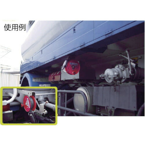 Ｒｅｅｌｅｘ　手動巻アースリール　５．５ＳＱ×１０ｍ　５０Ａアースクリップ付 ER-810M