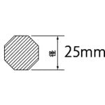 モクバ印 金テコ ４３巾×２５Φ×９００ｍｍ D11-09