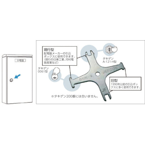 デンサン 盤用マルチキー BMK-4