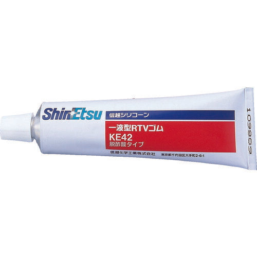 信越　ＲＴＶゴム一般工業用　１００ｍｌ　白 KE42W-100