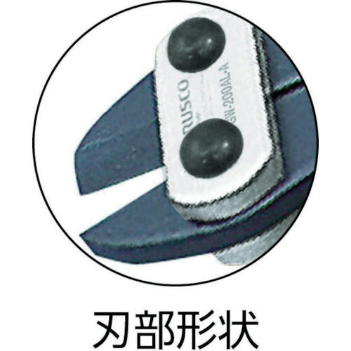 ＴＲＵＳＣＯ ミニカッター アルミハンドルタイプ軽量 セーフティ孔付 GW-200AL-A