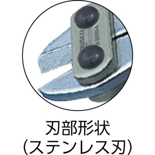 ＴＲＵＳＣＯ ミニカッター ステン刃アルミハンドルタイプ軽量 セーフティ孔付 GW-200SA-A