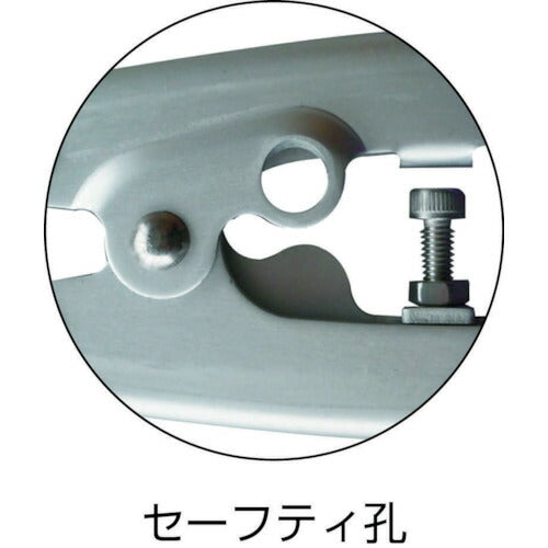 ＴＲＵＳＣＯ ミニカッター ステン刃アルミハンドルタイプ軽量 セーフティ孔付 GW-200SA-A