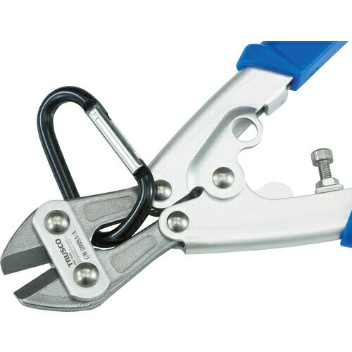 ＴＲＵＳＣＯ ミニカッター ステン刃アルミハンドルタイプ軽量 セーフティ孔付 GW-200SA-A