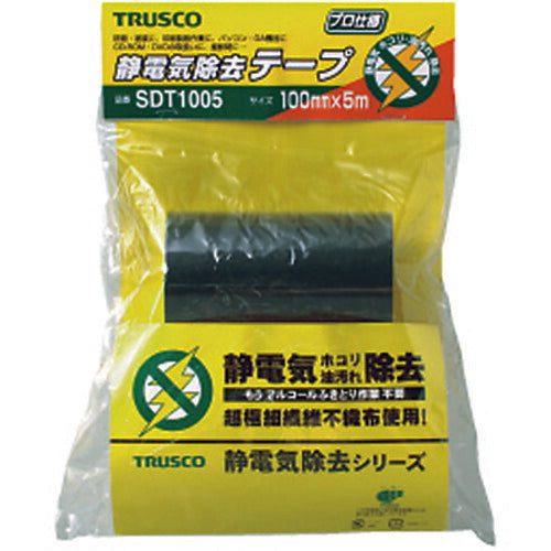 ＴＲＵＳＣＯ 静電気除去テープ 幅１００ｍｍＸ長さ５ｍ SDT1005