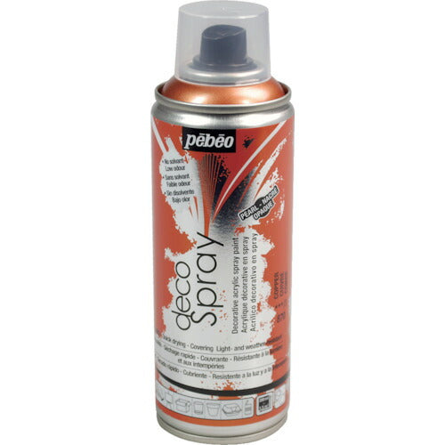 Ｐｅｂｅｏ　ＤＩＹ用デコスプレー　２００ｍｌ　パール色　ＮＯ．８７０コッパー 93870