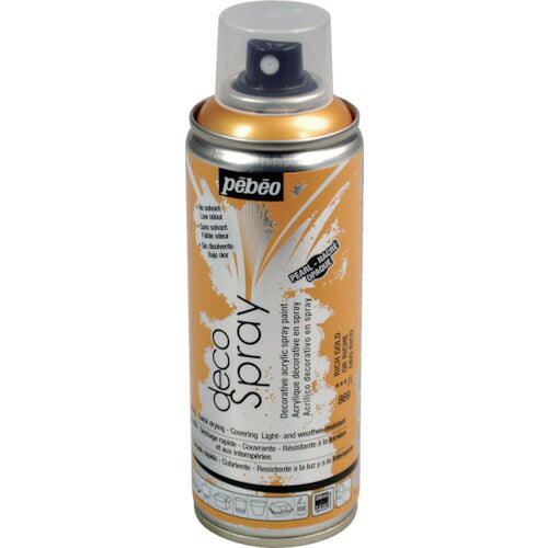 Ｐｅｂｅｏ　ＤＩＹ用デコスプレー　２００ｍｌ　パール色　ＮＯ．８６９リッチゴールド 93869