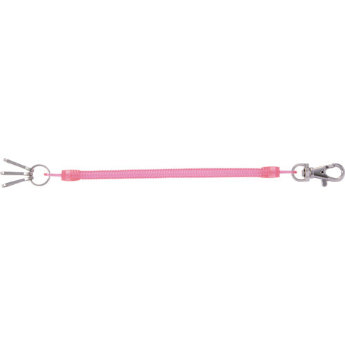 レイメイ　コイルキーチェーン（５０ｃｍ）ピンク GLK253P