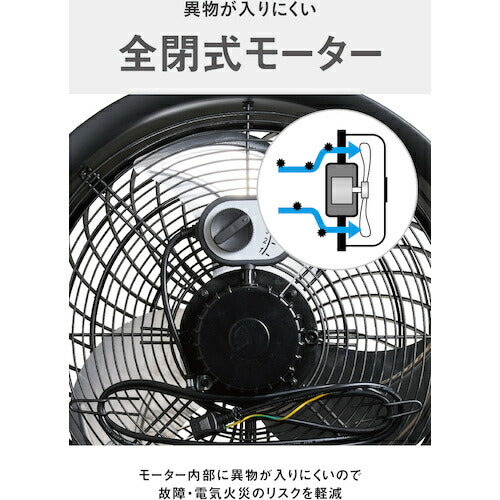 ＣＡＴ　サーキュレーター　４５ｃｍ（壁・床タイプ）　ブラック EEMC-18ACBK