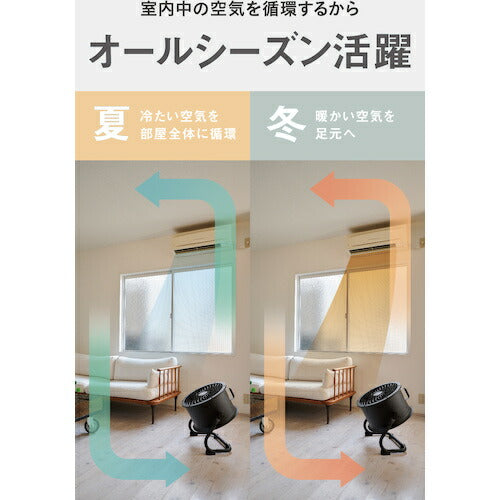 ＣＡＴ　サーキュレーター　３５ｃｍ（壁・床タイプ）　ブラック EEMC-14ACBK