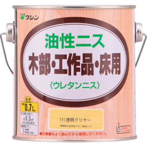和信ペイント　油性ニス　透明クリヤー　　０．７Ｌ 901201