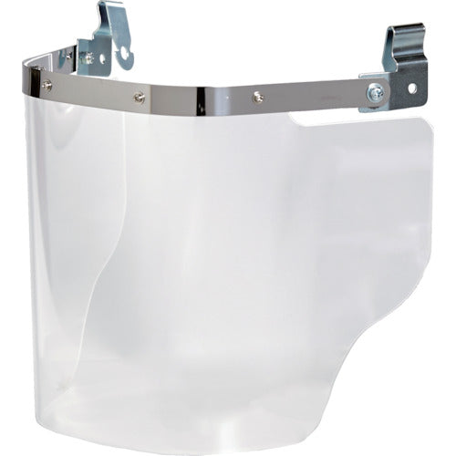 ＴＲＵＳＣＯ ヘルメット取付型大型防災面 クリア（前面プレートなし） LFS-C