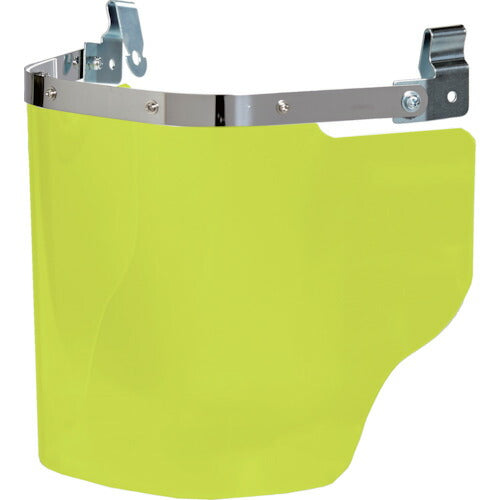 ＴＲＵＳＣＯ ヘルメット取付型大型防災面 イエロー（前面プレートなし） LFS-Y