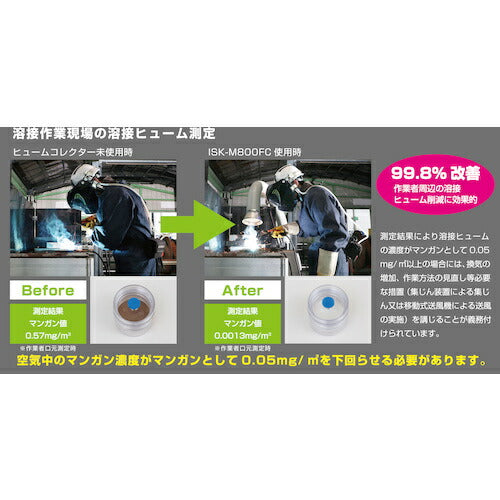 育良 ポータブルヒュームコレクター（４０６０１） ISK-M800FC