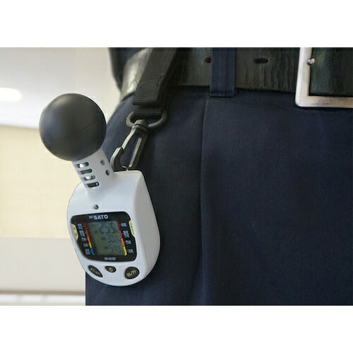 佐藤 黒球型携帯熱中症計 ＳＫ－１８１ＧＴ（８３１３－５０）ＪＩＳ Ｂ ７９２２：２０２３ クラス２適合 8313-50