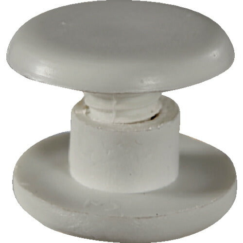 ＴＲＵＳＣＯ エコねじ マプカ使用・紙素材ねじ 間隔４ｍｍ （５０組入）頭１５ｍｍ 穴径７ｍｍ MAPKANE-4